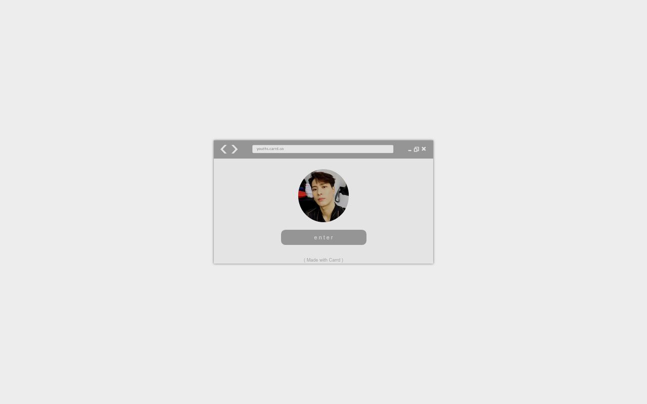 Carrd profile picture for @youths